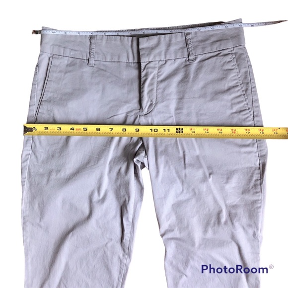 KUT Taylor Crop Trouser Chino Pants Bottom Nordstrom Light Gray Size 6 Women’s - Picture 6 of 13